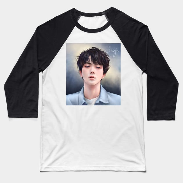 Seokjin: Tear Baseball T-Shirt by Mari945